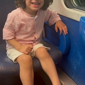 Beautiful button down cotton / linen shirt